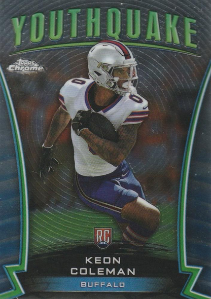 2024 Topps Chrome Youthquake Keon Coleman #Y-21 Buffalo Bills