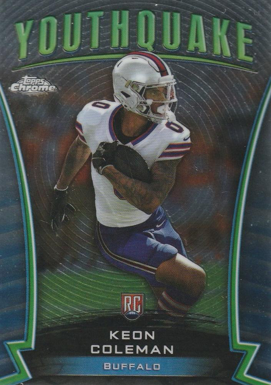 2024 Topps Chrome Youthquake Keon Coleman #Y-21 Buffalo Bills