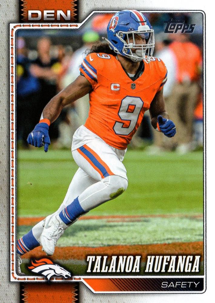 2026 Topps Flagship Talanoa Hufanga #220 Denver Broncos