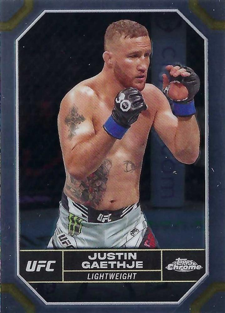 2024 Topps Chrome UFC Justin Gaethje #104