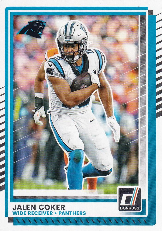 2025 Panini Donruss Jalen Coker #13 Carolina Panthers