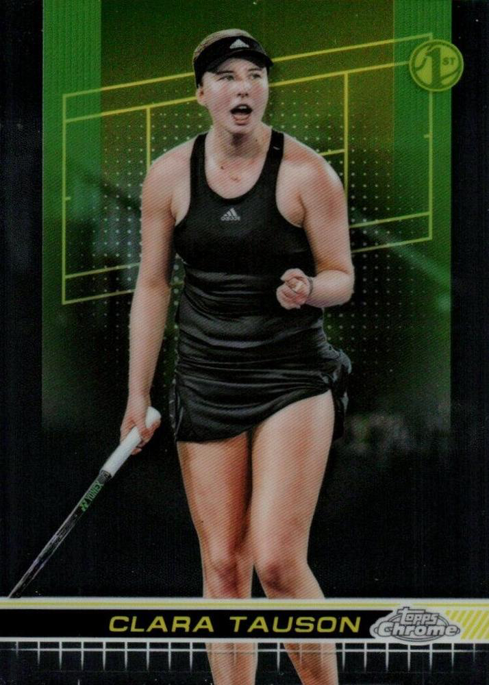 2024 Topps Chrome Tennis Clara Tauson RC #131