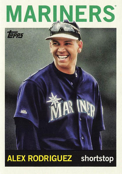 2025 Topps Archives Alex Rodriguez #57 Seattle Mariners