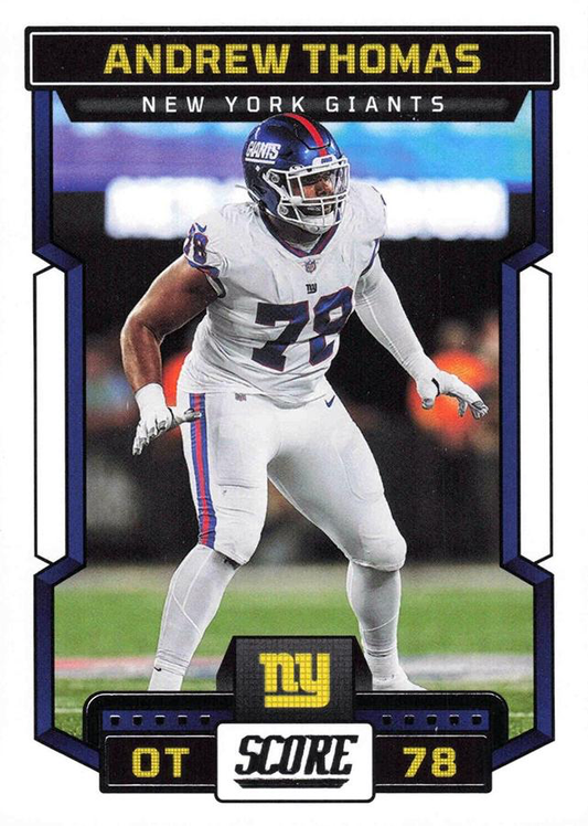 2023 Panini Score Football Andrew Thomas New York Giants #236