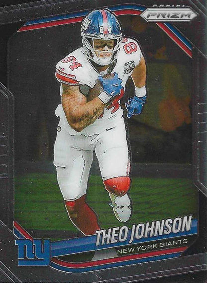 2025 Panini Prizm Theo Johnson #211 New York Giants