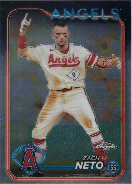2024 Topps Chrome Zach Neto Los Angeles Angels #123