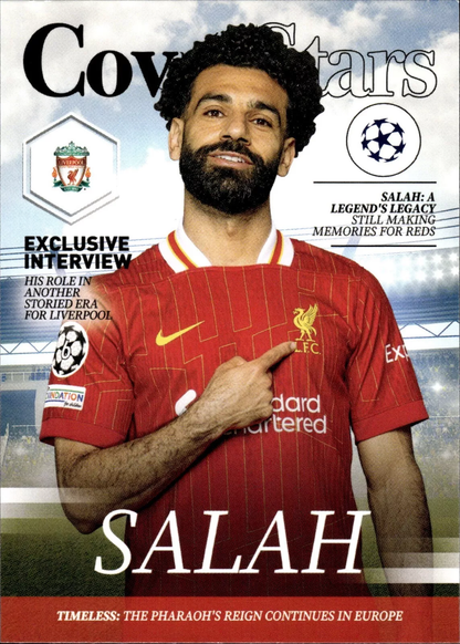2024 Topps UCC Mohamed Salah Cover Stars CS-4 Liverpool