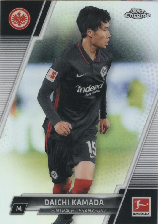 2021 Topps Chrome Bundesliga Refractor Daichi Kamada #39 Eintracht Frankfurt