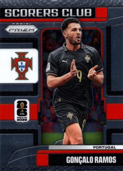 2026 Panini Prizm World Cup Scorers Club Goncalo Ramos #8 Portugal