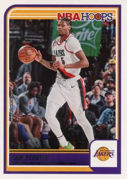 2023 Panini Hoops Cam Reddish #142 Los Angeles Lakers