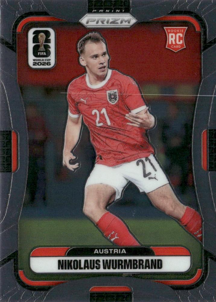 2026 Panini Prizm World Cup Nikolaus Wurmbrand RC #150 Autriche