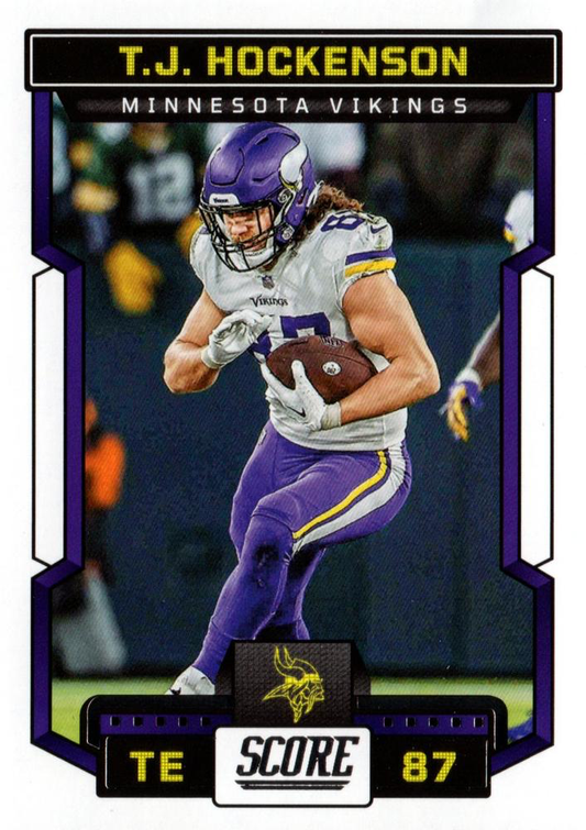 2023 Panini Score Football T.J. Hockenson Minnesota Vikings #113