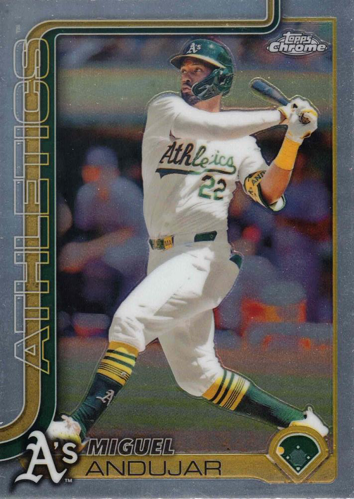 2025 Topps Chrome MLB Miguel Andujar #45 Athletics