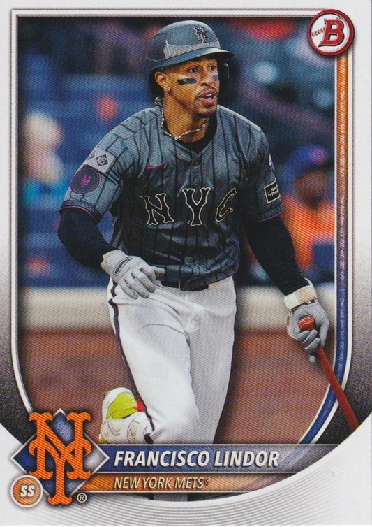 2025 Topps Bowman Francisco Lindor New York Mets #86
