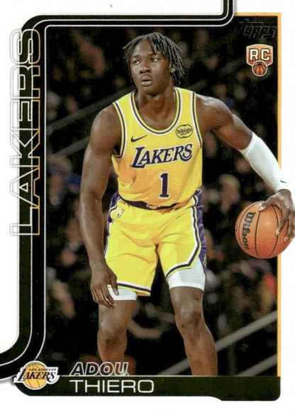 2025 Topps NBA Adou Thiero RC #236 Los Angeles Lakers