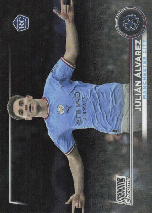 2022 Topps Stadium Club Chrome UCC RC Julián Álvarez #14 Manchester City