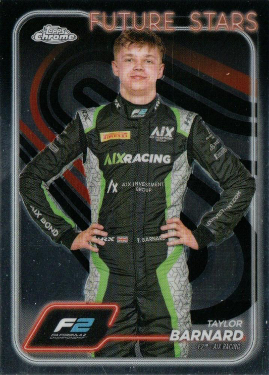 2024 Topps Chrome Formula 1 Taylor Barnard F2D #36 Aix Racing