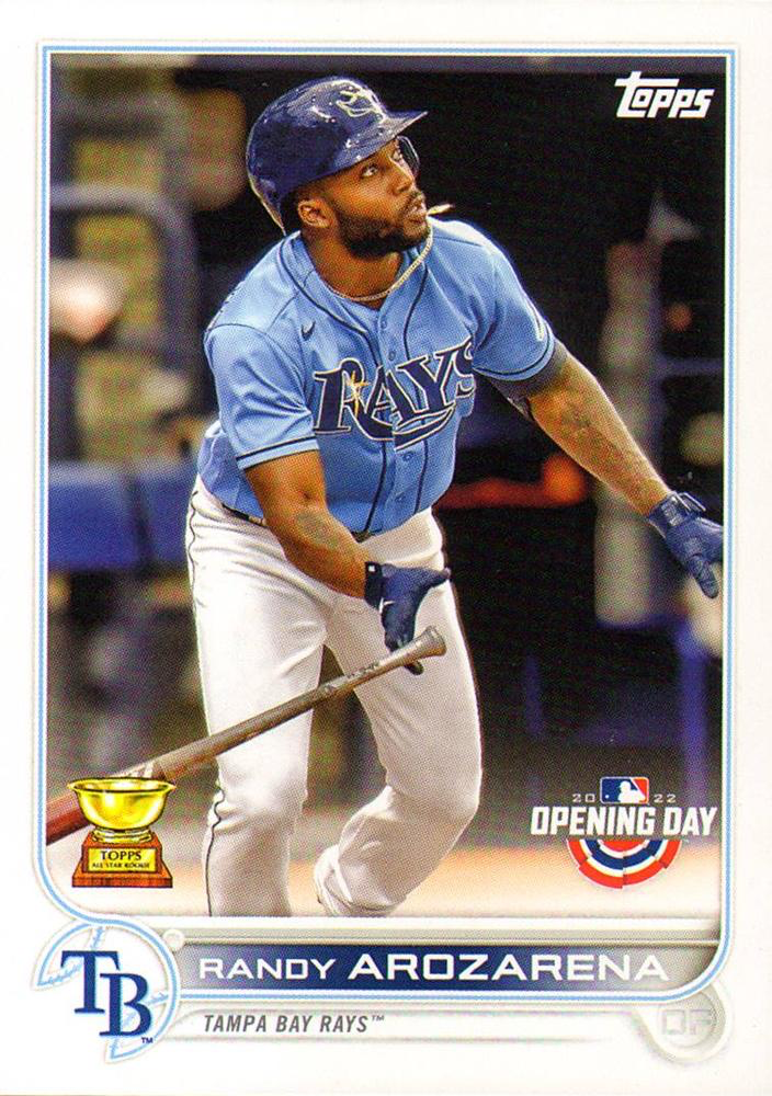 2022 Topps Opening Day Randy Arozarena ASR #51 Tampa Bay Rays