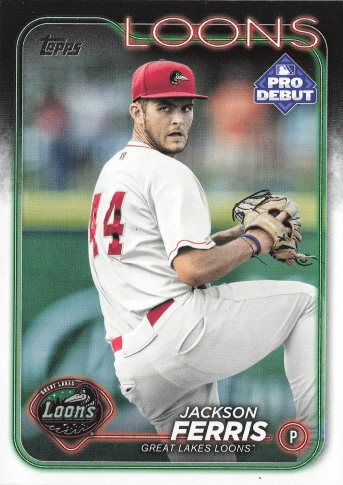 2024 Topps Pro Debut Jackson Ferris #PD-109 Great Lakes Loons