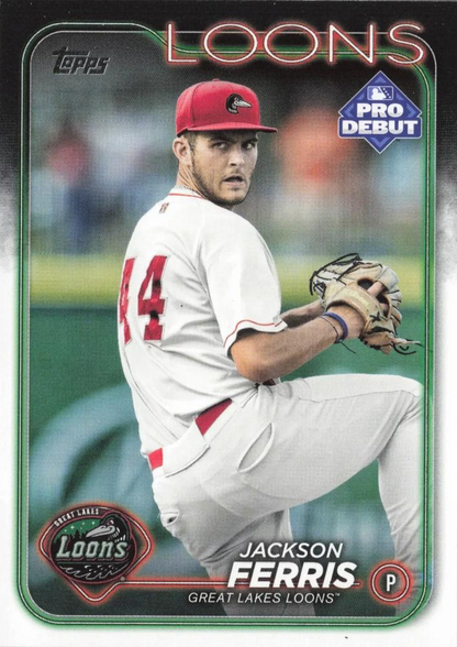 2024 Topps Pro Debut Jackson Ferris #PD-109 Great Lakes Loons