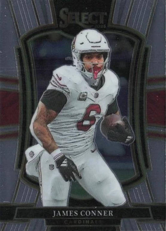 2025 Panini Select James Conner #123 Arizona Cardinals