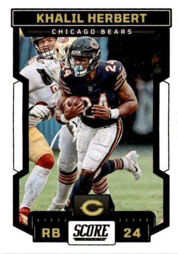 2023 Panini Score Football Khalil Herbert Chicago Bears #101