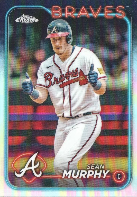 2024 Topps Chrome Refractor Parallel Sean Murphy Atlanta Braves #255