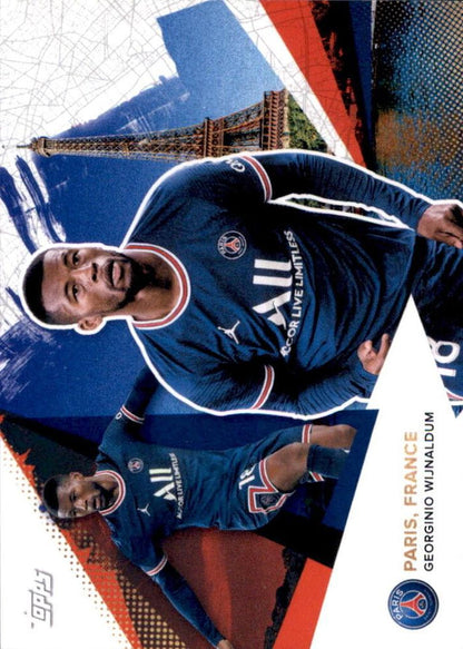 2021 Topps PSG Team Set Georginio Wijnaldum #21 Paris Saint-Germain