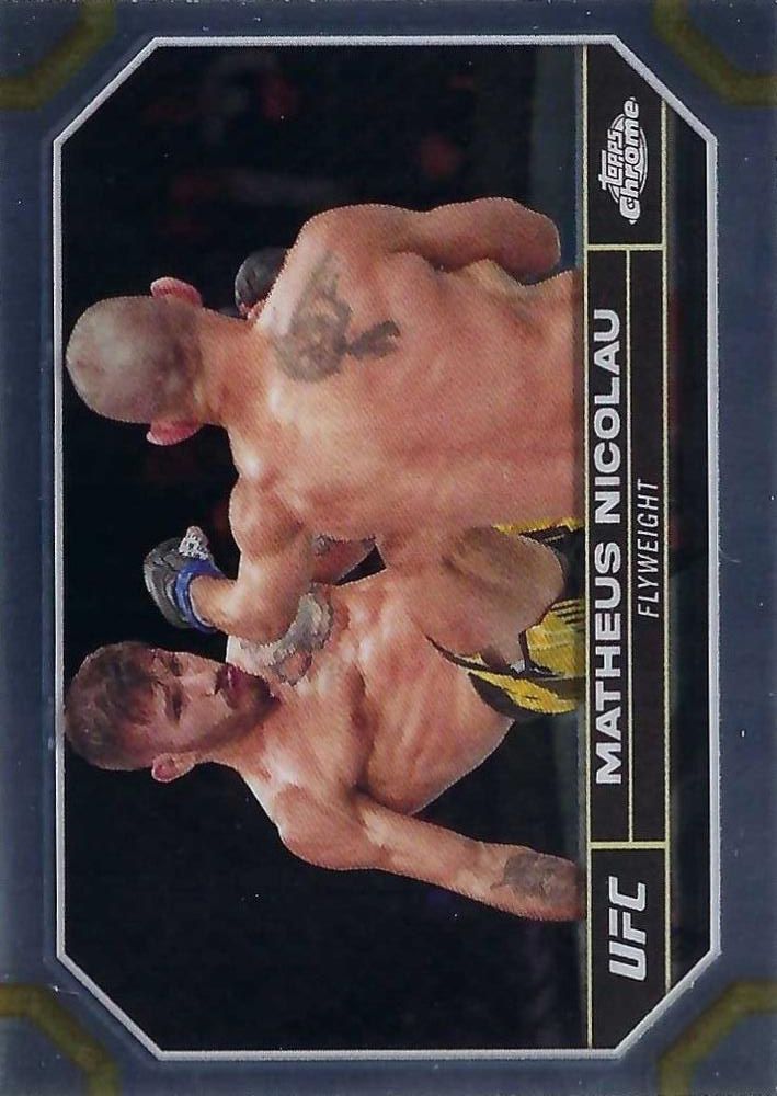 2024 Topps Chrome UFC Matheus Nicolau #128