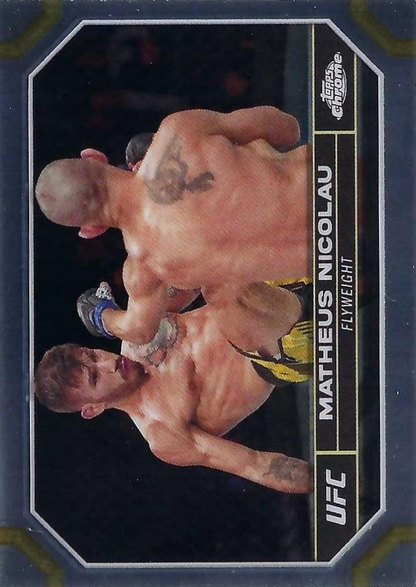 2024 Topps Chrome UFC Matheus Nicolau #128