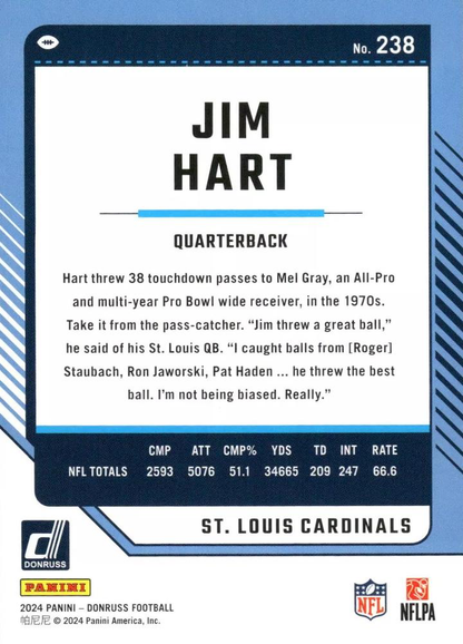 2024 Panini Donruss Jim Hart St. Louis Cardinals #238