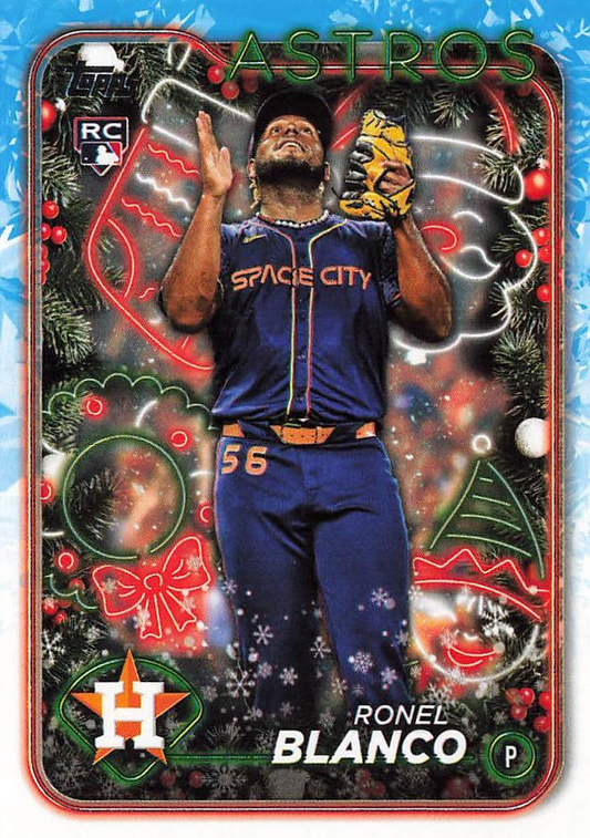 2024 Topps Holiday Ronel Blanco RC Houston Astros #H199
