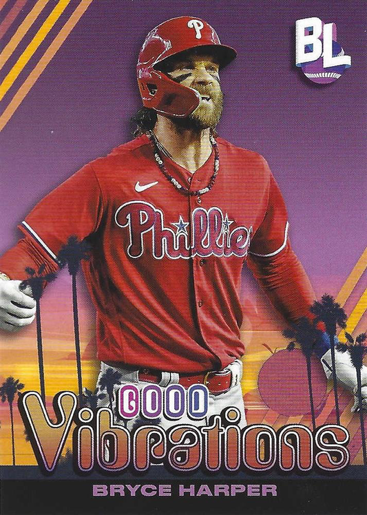 2024 Topps Big League Good Vibrations Bryce Harper Philadelphia Phillies #GV-28