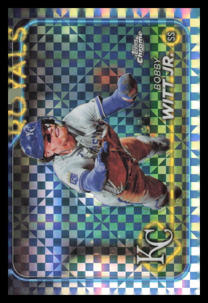 2024 Topps Chrome X-Fractor Parallel Bobby Witt Jr. Kansas City Royals #120