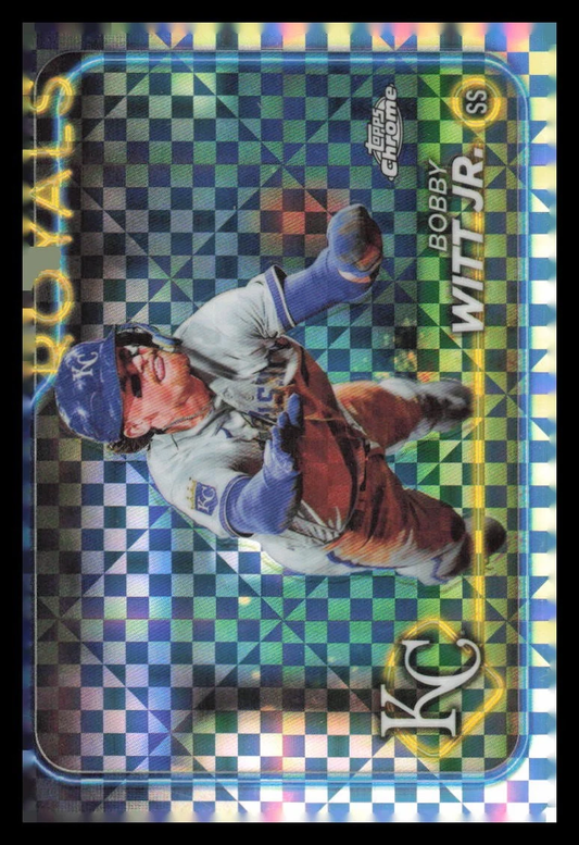 2024 Topps Chrome X-Fractor Parallel Bobby Witt Jr. Kansas City Royals #120