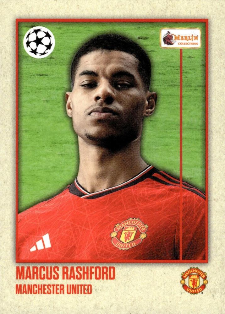2023 Topps Merlin Heritage UCC Marcus Rashford #45 Manchester United
