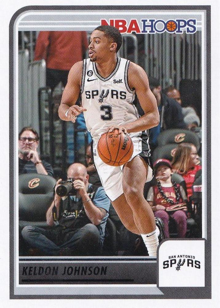 2023 Panini Hoops Keldon Johnson #17 San Antonio Spurs