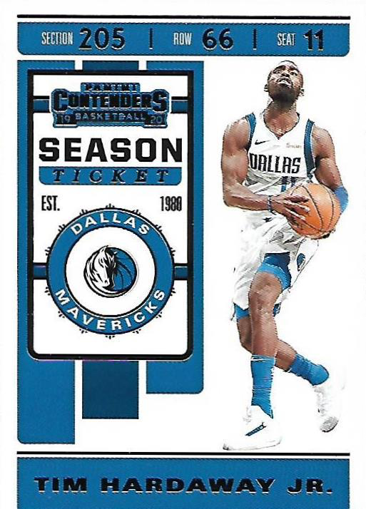 2019 Panini Contenders Tim Hardaway Jr. #96 Dallas Mavericks