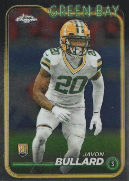 2024 Topps Chrome Football Javon Bullard RC #284 Green Bay Packers
