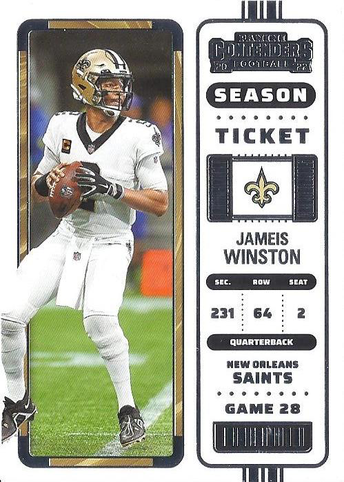 2022 Panini Contenders Jameis Winston New Orleans Saints #62