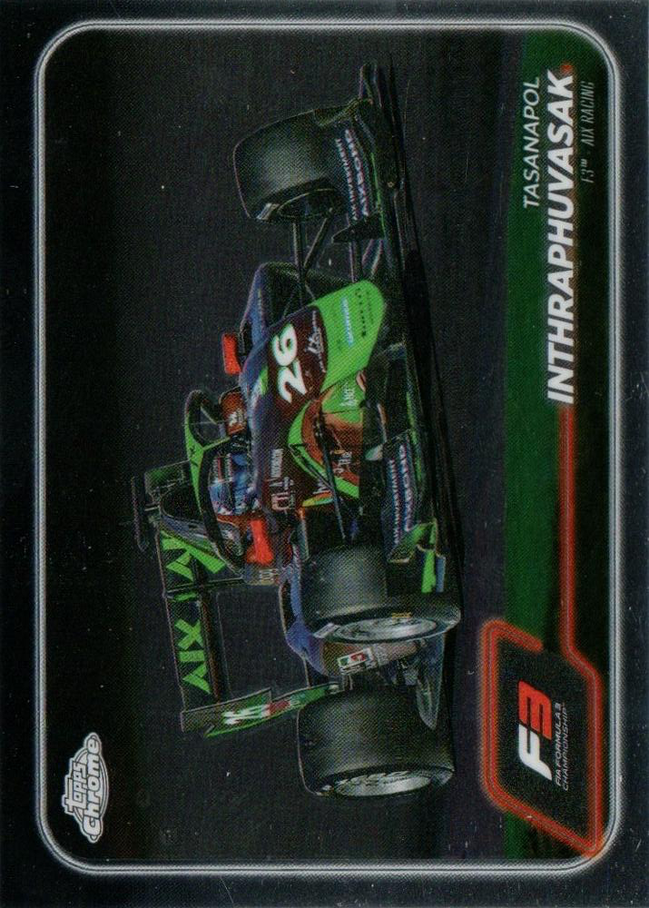 2024 Topps Chrome Formula 1 Tasanapol Inthraphuvasak F3C #139 Aix Racing