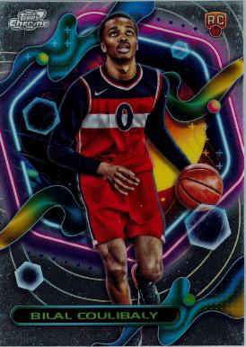 2023 Topps Chrome Cosmic Bilal Coulibaly RC #157 Washington Wizards