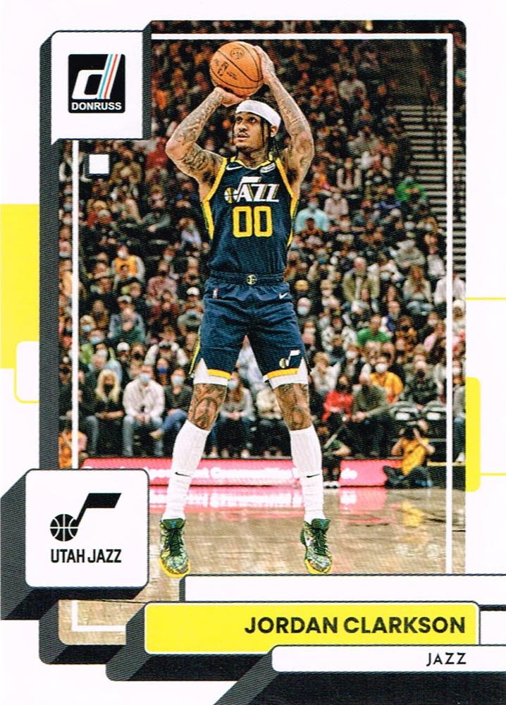 2022 Panini Donruss Jordan Clarkson #114 Utah Jazz