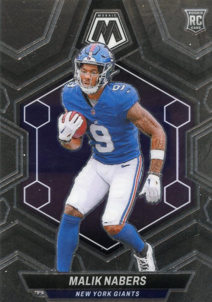 2024 Panini Mosaic Football Malik Nabers RC New York Giants #306