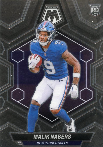 2024 Panini Mosaic Football Malik Nabers RC New York Giants #306