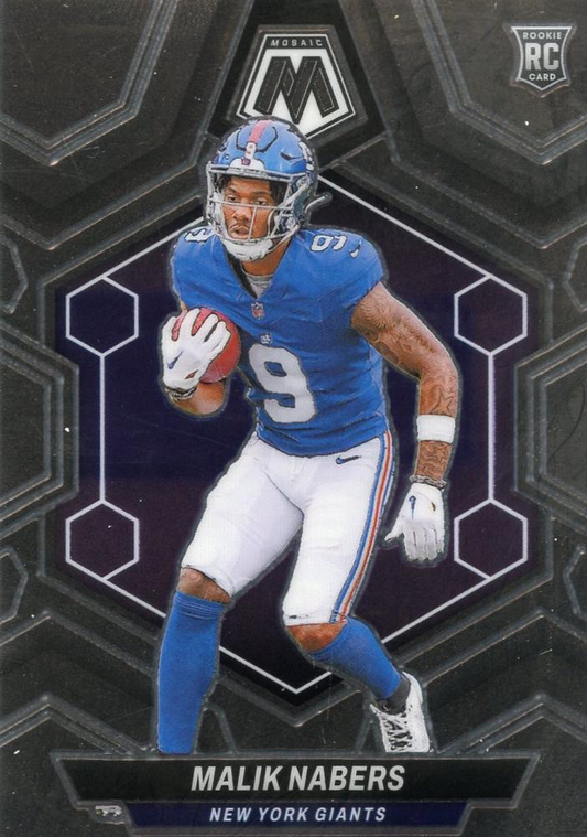 2024 Panini Mosaic Football Malik Nabers RC New York Giants #306