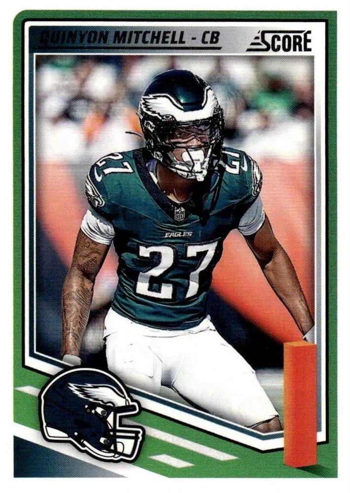 2025 Panini Score Quinyon Mitchell #140 Philadelphia Eagles