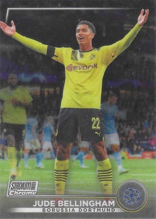 2022 Topps Stadium Club Chrome UCC Jude Bellingham #85 Borussia Dortmund