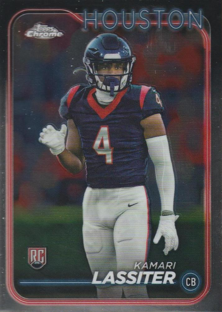 2024 Topps Chrome Football Kamari Lassiter RC #245 Houston Texans