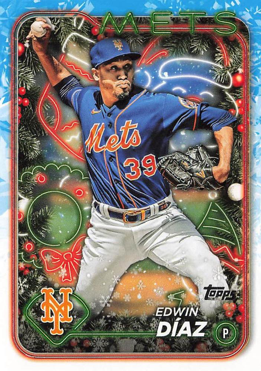 2024 Topps Holiday Edwin Díaz New York Mets #H19
